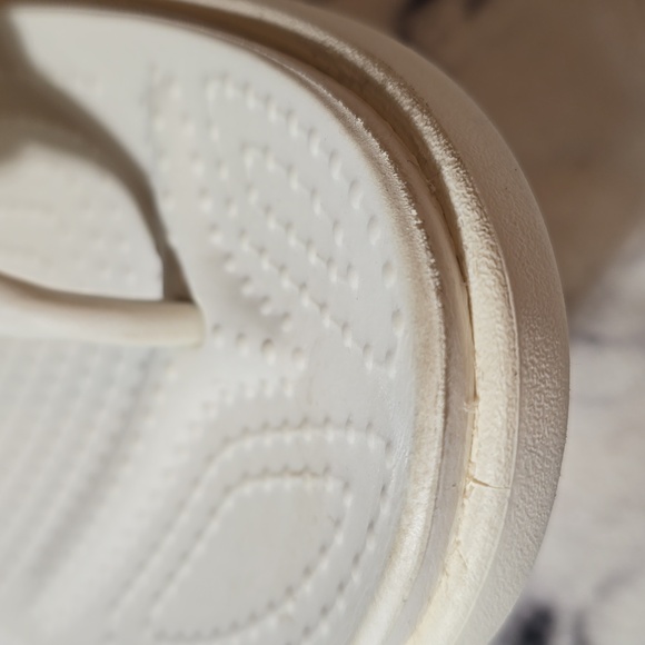 Crocs Sanrah Liquid Metallic Wedge Flip Sandal - Picture 3 of 9